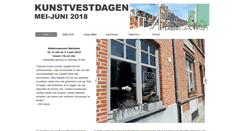 Desktop Screenshot of kunstvestdagen.be